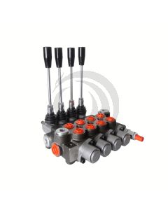 Valvula Direccional Oleohidraulica 4 Seccion 40 L 4/3 Centro Tandem
