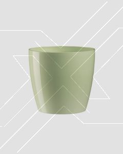 Macetero Monaco 4 L Verde Claro (D19xH18 cm) Plástico Italiano