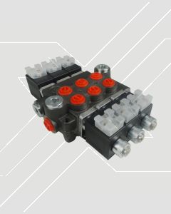 Valvula Oleohidraulica 12V (Solenoide) 3 Seccion 50 L 4/3 Centro Tandem