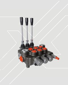 Valvula Direccional Oleohidraulica 3 Seccion 120 L 4/3 Centro Tandem