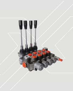 Valvula Direccional Oleohidraulica 4 Seccion 40 L 4/3 Centro Tandem