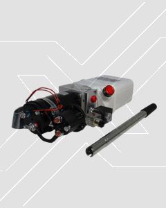 Central Oleohidraulica 12V 0,8kW 0,5CC 1 Efecto Estanque  1,5L