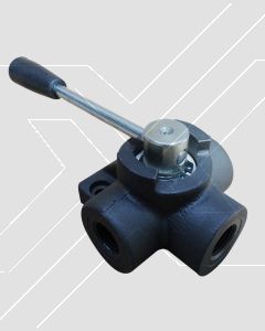 Valvula 3 vias Diverter 3/8" Centro Abierto