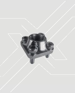 Flange Recto Bomba Hidraulica 3/4" M10.