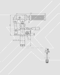 Bomba Manual Oleohidraulica 25CC Doble Efecto