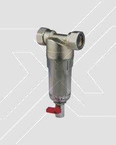 Filtro de agua en linea metalico (6 Bar)