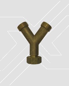 Derivacion 2 Vias 1/2" Tuerca Hexagonal