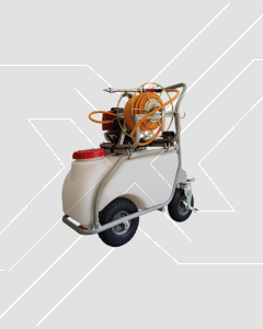 Pulverizador Carro 50 L Motor 2T Carrete 25M Pistola