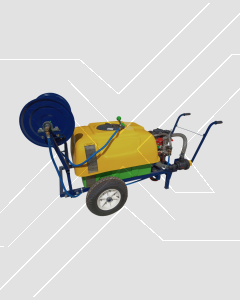 Carretilla 200 Lts  Enrollador 50mts Manguera y Pistola