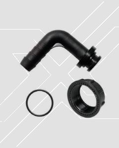 Kit Racor Curvo c/Tuerca y Junta 1/2"