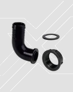 Kit Racor Curvo Asiento Plano Tuerca Junta 1" Espiga 25mm