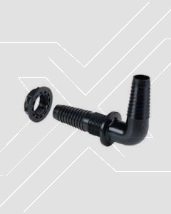 Racor Retorno Curvo c/ Tuerca 1/2"
