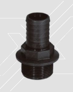 Racor Recto Rosca 1" Espiga 1"