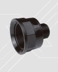 Reduccion Polipropileno 1/2" HI x 1/4" HE