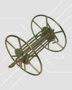 KIT Enrollador Metalico Destorcedor 100 MTS Manguera 10mm 40 BAR