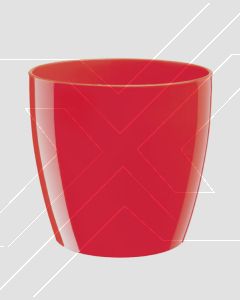 Macetero Monaco 4 L Naranjo (D19xH18 cm) Plástico Italiano