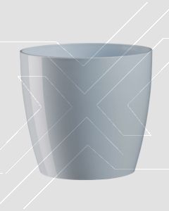 Macetero Monaco 4 L Azul Claro (D19xH18 cm) Plástico Italiano